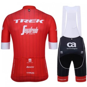 Tenue Cycliste et Cuissard à Bretelles Femme 2018 Trek-Segafredo  N001